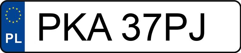 Numer rejestracyjny PKA 37PJ posiada PEUGEOT 405 1.6 Kat. GLI - PKA37PJ