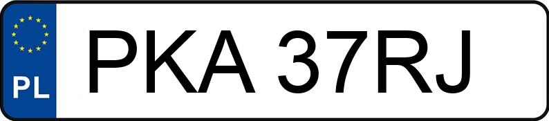 Numer rejestracyjny PKA 37RJ posiada BMW 316i Kat. E36 316i Kat. E36 - PKA37RJ