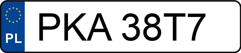 Numer rejestracyjny PKA 38T7 posiada MIKILON M96-250SB M96-250SB - PKA38T7