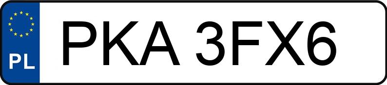Numer rejestracyjny PKA 3FX6 posiada SKODA Octavia 1.9 TDI MR`01 E3 Ice - PKA3FX6