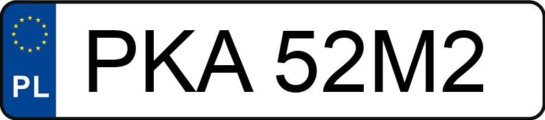 Numer rejestracyjny PKA 52M2 posiada URSUS MF 255 Z KABINA - PKA52M2