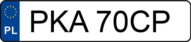 Numer rejestracyjny PKA 70CP posiada URSUS C 330 - PKA70CP
