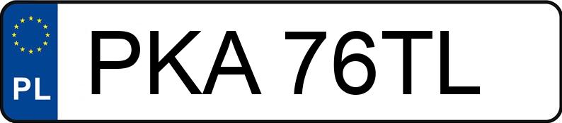 Numer rejestracyjny PKA 76TL posiada BMW 530 Diesel Kat. MR`95 E39 530 Diesel Kat. MR`95 E39 - PKA76TL