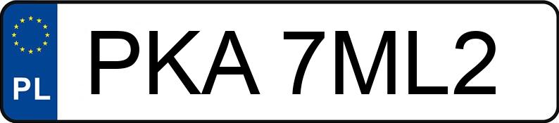 Numer rejestracyjny PKA 7ML2 posiada URSUS C 325 - PKA7ML2