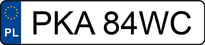 Numer rejestracyjny PKA 84WC posiada IVECO 35-10 - PKA84WC Numer rejestracyjny PKA 84WC posiada IVECO 35-10 - PKA84WC