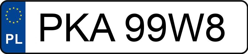 Numer rejestracyjny PKA 99W8 posiada JELCZ T120 16.0t T120 16.0t - PKA99W8
