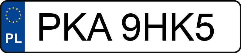Numer rejestracyjny PKA 9HK5 posiada PROTON SATRIA GTI - PKA9HK5