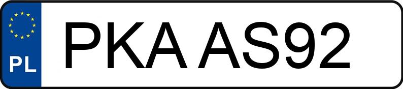 Numer rejestracyjny PKA AS92 posiada TOYOTA Auris 1.4 Diesel MR`10 E4 Luna MM - PKAAS92 Numer rejestracyjny PKA AS92 posiada TOYOTA Auris 1.4 Diesel MR`10 E4 Luna MM - PKAAS92