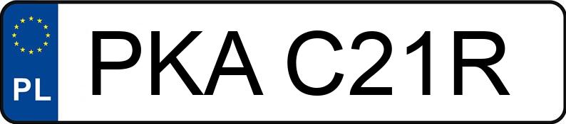 Numer rejestracyjny PKA C21R posiada URSUS C 330M - PKAC21R