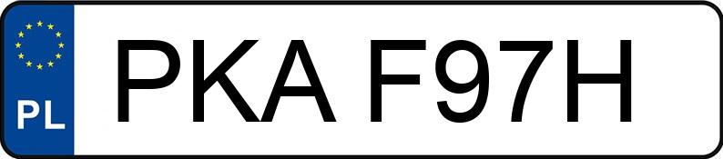Numer rejestracyjny PKA F97H posiada ZETOR 5211 - PKAF97H