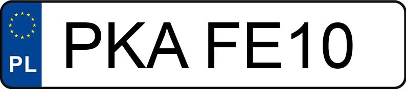 Numer rejestracyjny PKA FE10 posiada BMW 320D - PKAFE10