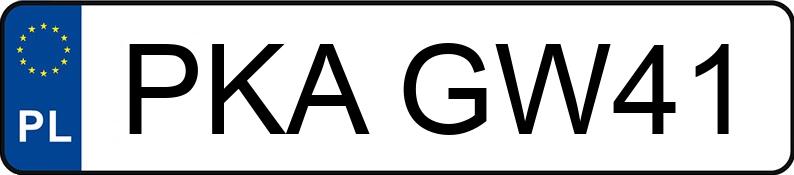 Numer rejestracyjny PKA GW41 posiada SUBARU Forester 2.0 GL - PKAGW41 Numer rejestracyjny PKA GW41 posiada SUBARU Forester 2.0 GL - PKAGW41