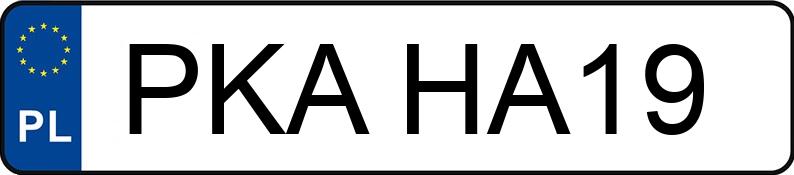 Numer rejestracyjny PKA HA19 posiada BMW 420D - PKAHA19