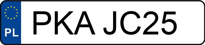 Numer rejestracyjny PKA JC25 posiada TOYOTA Corolla 2.0 Diesel Kat. XL - PKAJC25 Numer rejestracyjny PKA JC25 posiada TOYOTA Corolla 2.0 Diesel Kat. XL - PKAJC25