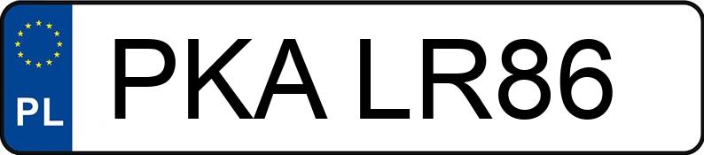 Numer rejestracyjny PKA LR86 posiada BMW 120I - PKALR86