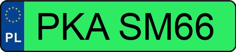 Numer rejestracyjny PKA SM66 posiada PORSCHE - PKASM66 Numer rejestracyjny PKA SM66 posiada PORSCHE - PKASM66