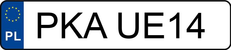 Numer rejestracyjny PKA UE14 posiada FORD Kuga 2.0 CRD MR`08 E5 Trend - PKAUE14