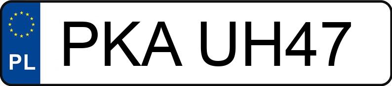 Numer rejestracyjny PKA UH47 posiada SUZUKI Ignis 1.3 MR`00 E3 - PKAUH47