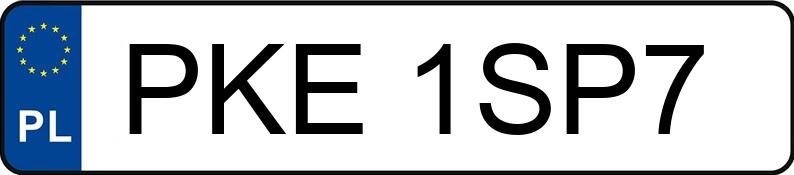 Numer rejestracyjny PKE 1SP7 posiada VOLKSWAGEN GOLF - PKE1SP7 Numer rejestracyjny PKE 1SP7 posiada VOLKSWAGEN GOLF - PKE1SP7