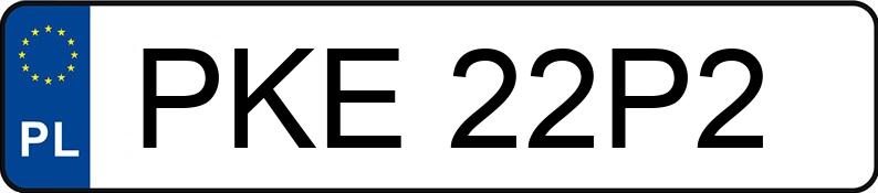 Numer rejestracyjny PKE 22P2 posiada AUDI A6 LIMOUSINE - PKE22P2