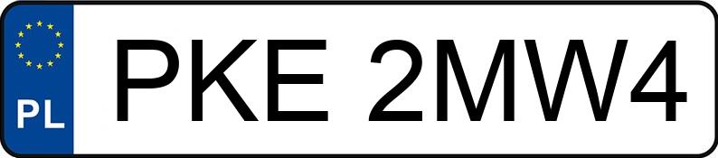 Numer rejestracyjny PKE 2MW4 posiada VOLKSWAGEN TIGUAN - PKE2MW4