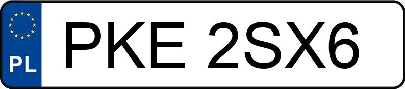 Numer rejestracyjny PKE 2SX6 posiada VOLVO XC 60 3.0 T6 MR`14 E5 Momentum AWD Getr - PKE2SX6