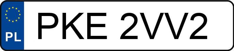 Numer rejestracyjny PKE 2VV2 posiada JEEP Grand Cherokee IV 3.0 CRD MR`14 E5 Overland - PKE2VV2