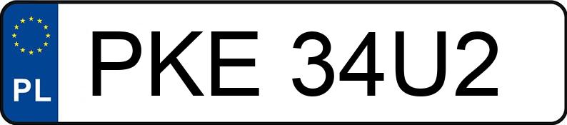 Registreringsnummeret PKE 34U2 har PEUGEOT Boxer 333 2.2 HDI MR`07 E4 3.3t L1H1 - PKE34U2