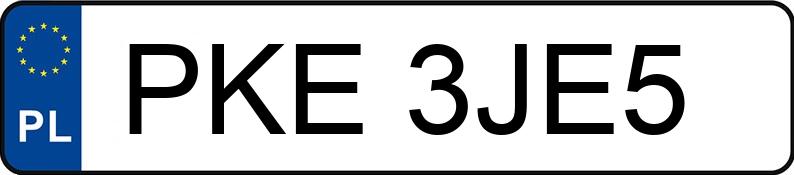 Numer rejestracyjny PKE 3JE5 posiada MG ZS MR`01 E3 180 - PKE3JE5 Numer rejestracyjny PKE 3JE5 posiada MG ZS MR`01 E3 180 - PKE3JE5
