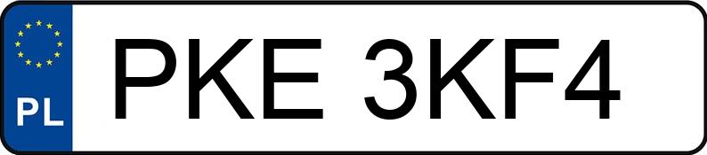 Numer rejestracyjny PKE 3KF4 posiada BMW 520 - PKE3KF4 Numer rejestracyjny PKE 3KF4 posiada BMW 520 - PKE3KF4