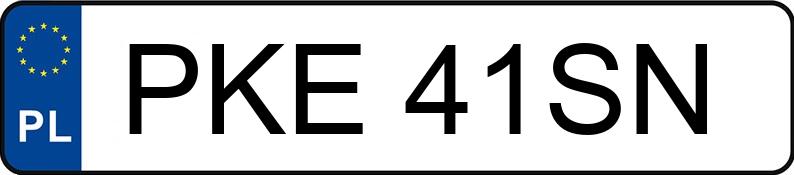 Numer rejestracyjny PKE 41SN posiada RENAULT Laguna 1.9 TDI MR`98 Laguna 1.9 TDI MR`98 - PKE41SN