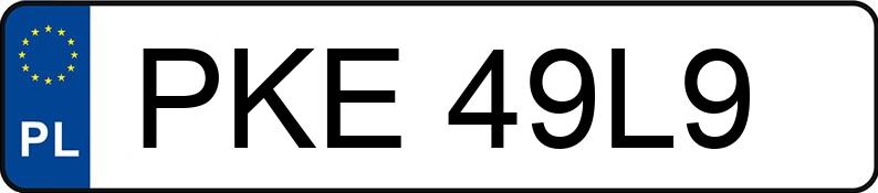 Numer rejestracyjny PKE 49L9 posiada RENAULT MASTER - PKE49L9 Numer rejestracyjny PKE 49L9 posiada RENAULT MASTER - PKE49L9
