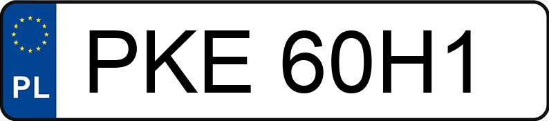 Numer rejestracyjny PKE 60H1 posiada FORD FIESTA - PKE60H1