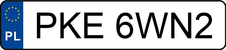 Numer rejestracyjny PKE 6WN2 posiada BMW 530i Kat. MR`01 E39 530i Kat. MR`01 E39 - PKE6WN2