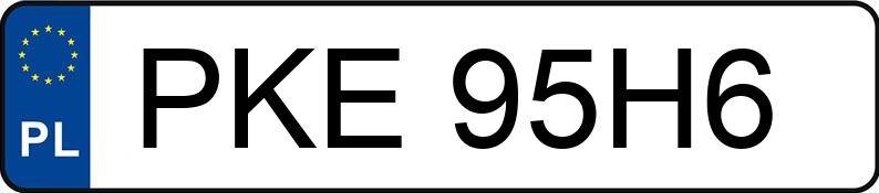 Numer rejestracyjny PKE95H6 posiada BMW 316i Kat. MR`01 E3 E46 316i Kat. MR`01 E3 E46