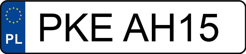 Numer rejestracyjny PKE AH15 posiada BMW 320D - PKEAH15 Numer rejestracyjny PKE AH15 posiada BMW 320D - PKEAH15