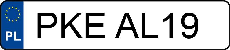 Numer rejestracyjny PKE AL19 posiada MAN/MAN TRUCK TGL L.2007.46.011/MAN TRUCK - PKEAL19