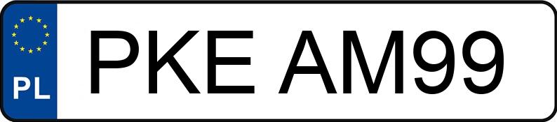 Numer rejestracyjny PKE AM99 posiada FSO Polonez Truck 2.3t 1.5 - PKEAM99