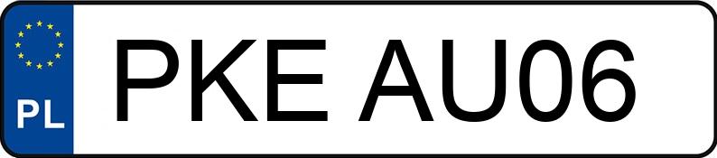 Numer rejestracyjny PKE AU06 posiada AUDI Q2 - PKEAU06 Numer rejestracyjny PKE AU06 posiada AUDI Q2 - PKEAU06