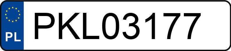 Numer rejestracyjny PKL 03177 posiada FIAT DUCATO - PKL03177