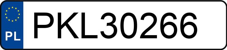 Numer rejestracyjny PKL 30266 posiada OPEL VECTRA - PKL30266