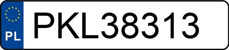 Numer rejestracyjny PKL 38313 posiada BMW 5ER REIHE - PKL38313