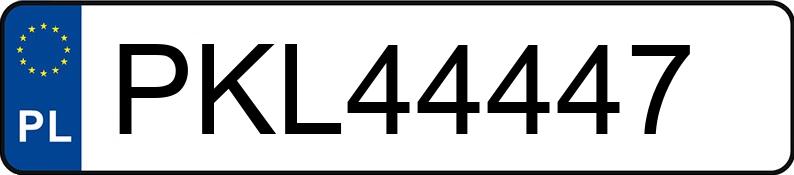 Numer rejestracyjny PKL 44447 posiada DAF XF 530 FT - PKL44447