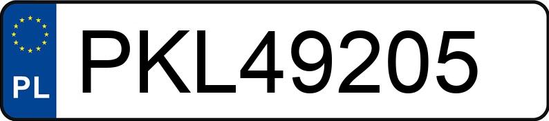 Numer rejestracyjny PKL 49205 posiada CITROEN C5 - PKL49205