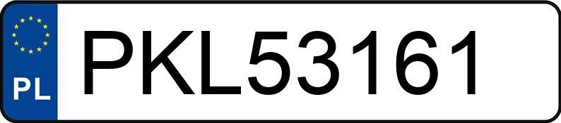Numer rejestracyjny PKL 53161 posiada FORD FIESTA - PKL53161 Numer rejestracyjny PKL 53161 posiada FORD FIESTA - PKL53161