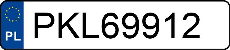 Numer rejestracyjny PKL 69912 posiada BMW 320I - PKL69912