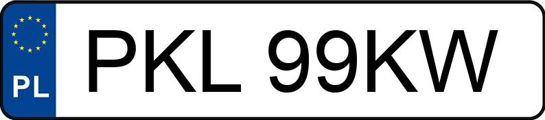 Numer rejestracyjny PKL 99KW posiada BMW 320D - PKL99KW Numer rejestracyjny PKL 99KW posiada BMW 320D - PKL99KW