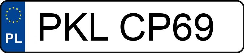 Numer rejestracyjny PKL CP69 posiada MERCEDES-BENZ 124 CE 300 - PKLCP69