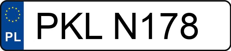 Numer rejestracyjny PKL N178 posiada TRABANT 1.1 LIMUZYNA - PKLN178 Numer rejestracyjny PKL N178 posiada TRABANT 1.1 LIMUZYNA - PKLN178
