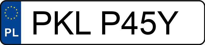 Numer rejestracyjny PKL P45Y posiada VIGOROUS T414 JB1500DZK - PKLP45Y